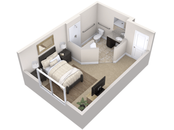Floorplan of Thrive at Brow Wood, Assisted Living, Memory Care, Lookout Mountain, GA 6
