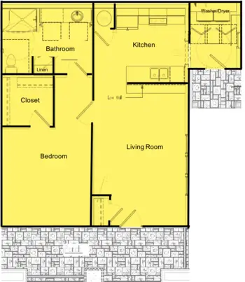 Floorplan of Village Park Peachtree Corners, Assisted Living, Peachtree Corners, GA 2