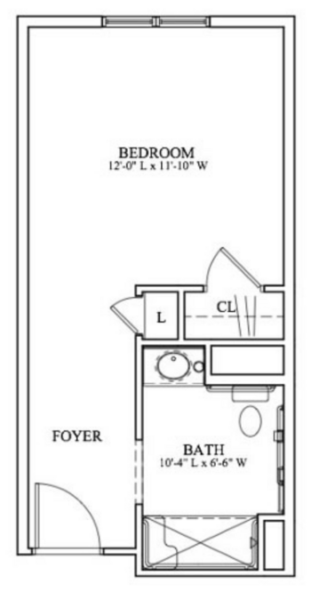 Floorplan of Village Park Peachtree Corners, Assisted Living, Peachtree Corners, GA 17