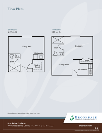 Floorplan of Brookdale Gallatin, Assisted Living, Gallatin, TN 1