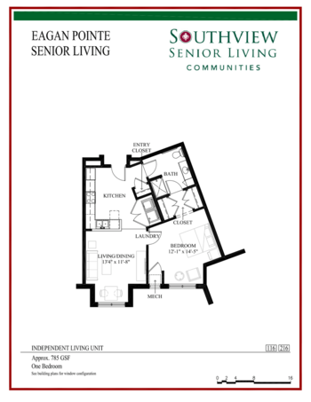 Floorplan of Eagan Pointe Senior Living, Assisted Living, Memory Care, Eagan, MN 7