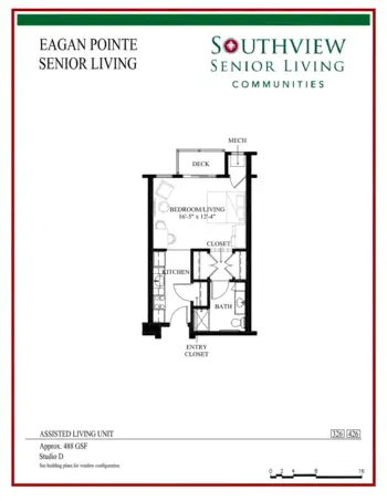 Floorplan of Eagan Pointe Senior Living, Assisted Living, Memory Care, Eagan, MN 17