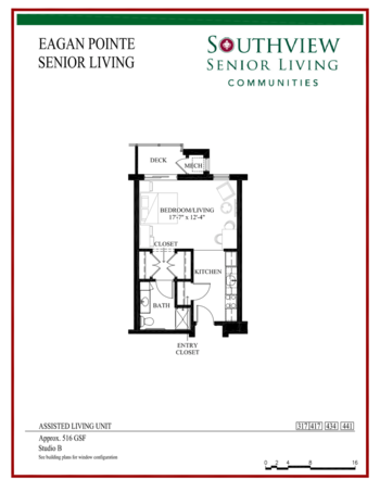 Floorplan of Eagan Pointe Senior Living, Assisted Living, Memory Care, Eagan, MN 20