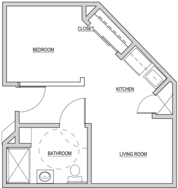 Floorplan of Legacy House of Bountiful, Assisted Living, Bountiful, UT 1
