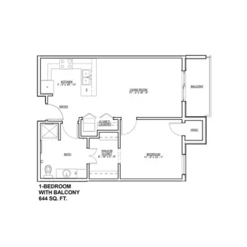 Floorplan of Mill City Senior Living, Assisted Living, Memory Care, Faribault, MN 4