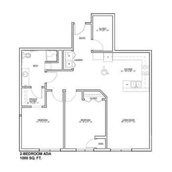 Floorplan of Mill City Senior Living, Assisted Living, Memory Care, Faribault, MN 7