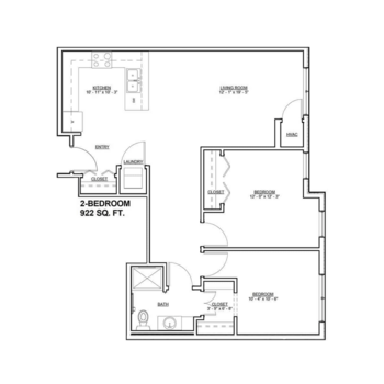 Floorplan of Mill City Senior Living, Assisted Living, Memory Care, Faribault, MN 9