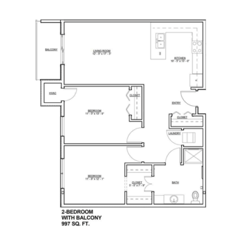 Floorplan of Mill City Senior Living, Assisted Living, Memory Care, Faribault, MN 11