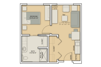 Floorplan of Morningstar of Boise, Assisted Living, Memory Care, Boise, ID 1