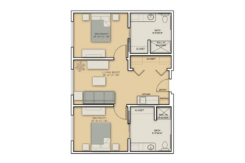 Floorplan of Morningstar of Boise, Assisted Living, Memory Care, Boise, ID 2