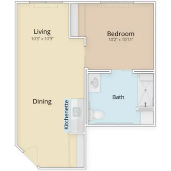 Floorplan of New Perspective Eagan, Assisted Living, Memory Care, Eagan, MN 12