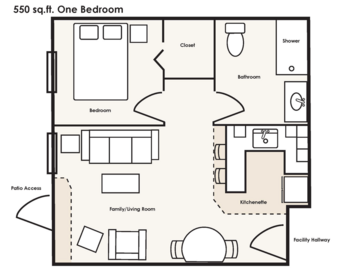Floorplan of Shelbourne Personal Care, Assisted Living, Butler, PA 3