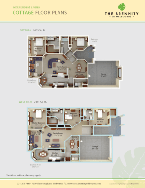Floorplan of The Brennity at Melbourne, Assisted Living, Melbourne, FL 7