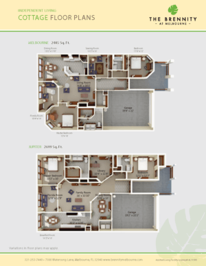 Floorplan of The Brennity at Melbourne, Assisted Living, Melbourne, FL 9