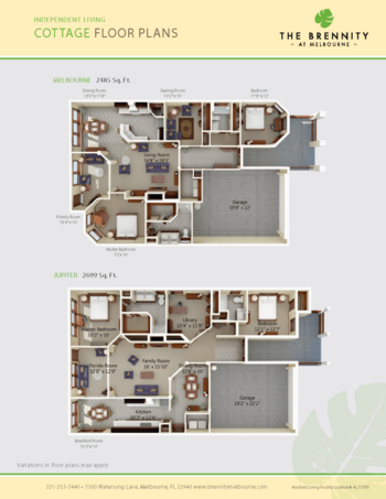 Floorplan of The Brennity at Melbourne, Assisted Living, Melbourne, FL 10