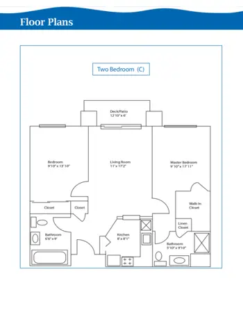 Floorplan of The Fountains Senior Living of West County, Assisted Living, Memory Care, Ellisville, MO 2