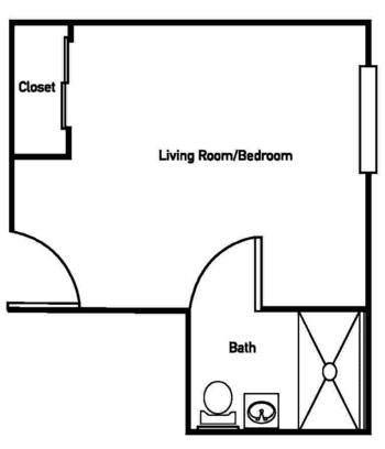 Floorplan of Heron East at Sarasota, Assisted Living, Sarasota, FL 2