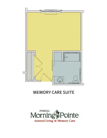 Floorplan of Morning Pointe of Powell, Assisted Living, Powell, TN 2