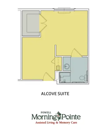 Floorplan of Morning Pointe of Powell, Assisted Living, Powell, TN 3