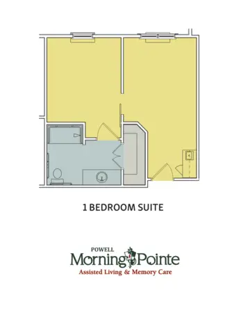 Floorplan of Morning Pointe of Powell, Assisted Living, Powell, TN 5