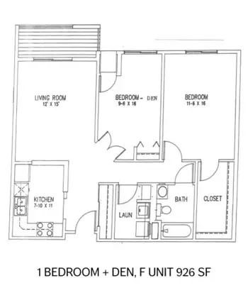 Floorplan of North Star Manor, Assisted Living, Warren, MN 6