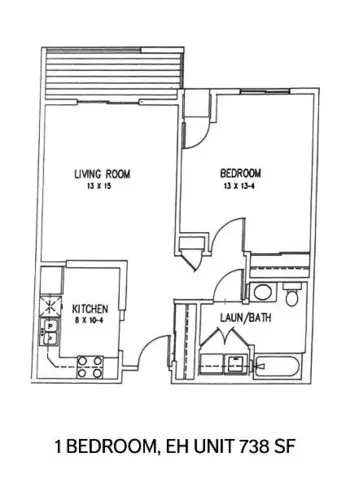 Floorplan of North Star Manor, Assisted Living, Warren, MN 7