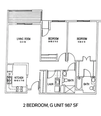 Floorplan of North Star Manor, Assisted Living, Warren, MN 9