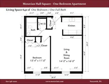 Floorplan of Moravian Hall Square, Assisted Living, Nursing Home, Independent Living, CCRC, Nazareth, PA 4