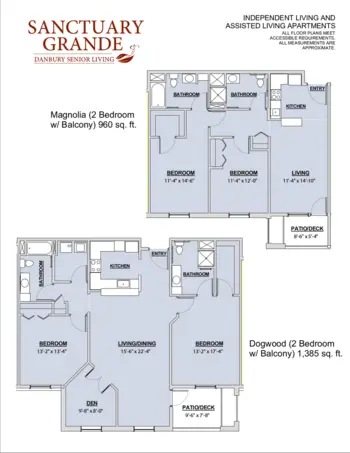Floorplan of Sanctuary Grande, Assisted Living, North Canton, OH 3