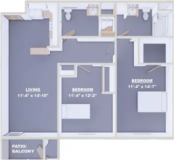 Floorplan of Sanctuary Grande, Assisted Living, North Canton, OH 5
