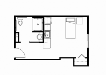 Floorplan of Spiritwood at Pine Lake, Assisted Living, Memory Care, Issaquah, WA 2