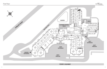 Floorplan of The Waters of Wexford, Assisted Living, Memory Care, Warrendale, PA 1