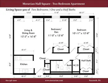 Floorplan of Moravian Hall Square, Assisted Living, Nursing Home, Independent Living, CCRC, Nazareth, PA 8