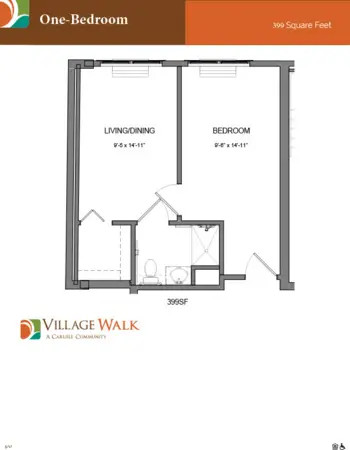 Floorplan of Village Walk, Assisted Living, Patchogue, NY 1