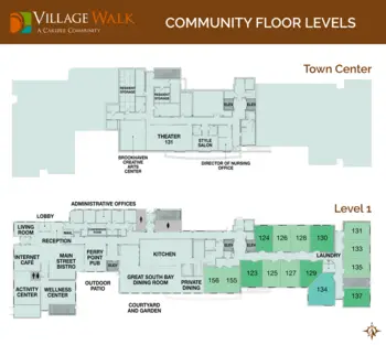 Floorplan of Village Walk, Assisted Living, Patchogue, NY 2
