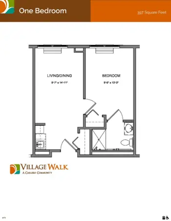 Floorplan of Village Walk, Assisted Living, Patchogue, NY 5