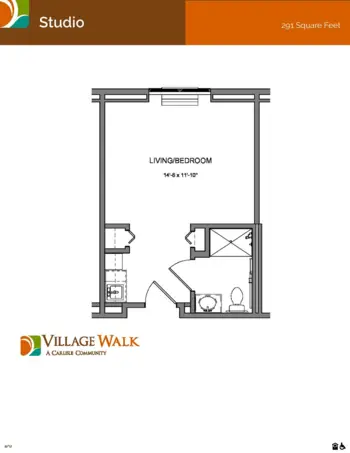 Floorplan of Village Walk, Assisted Living, Patchogue, NY 7