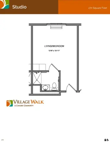 Floorplan of Village Walk, Assisted Living, Patchogue, NY 8