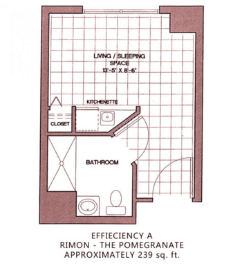 Floorplan of Weinberg Village, Assisted Living, Tampa, FL 2