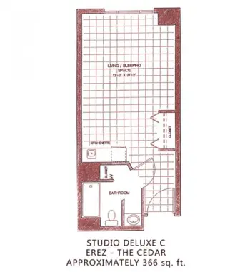 Floorplan of Weinberg Village, Assisted Living, Tampa, FL 6