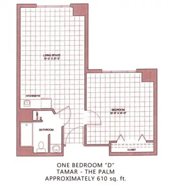 Floorplan of Weinberg Village, Assisted Living, Tampa, FL 7