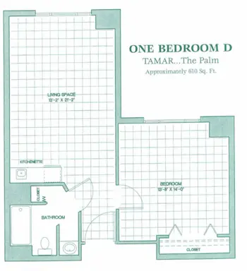 Floorplan of Weinberg Village, Assisted Living, Tampa, FL 12