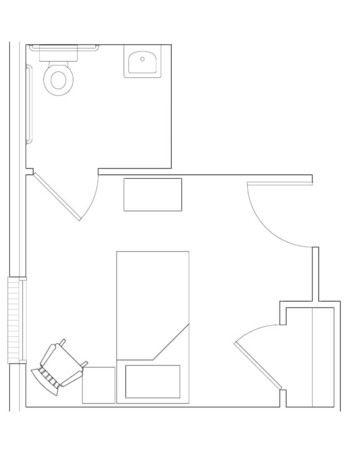 Floorplan of Arbor House of Reminisce, Assisted Living, Memory Care, Norman, OK 1