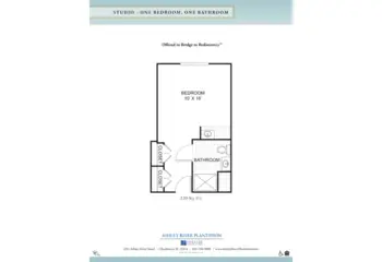 Floorplan of Ashley River Plantation, Assisted Living, Memory Care, Charleston, SC 3