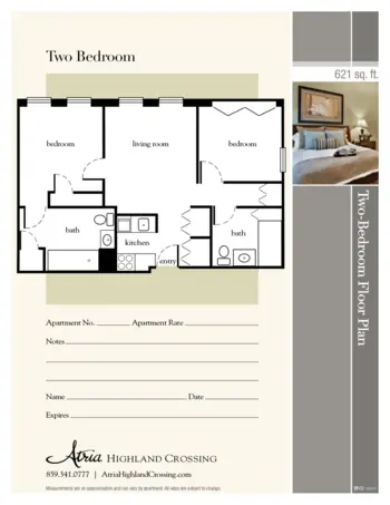 Floorplan of Atria Highland Crossing, Assisted Living, Ft Wright, KY 3