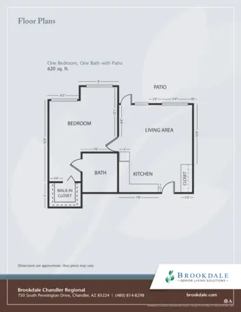 Floorplan of Brookdale Chandler Regional, Assisted Living, Chandler, AZ 8