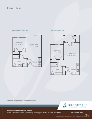 Floorplan of Brookdale Foundation House, Assisted Living, Federal Way, WA 3