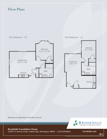 Floorplan of Brookdale Foundation House, Assisted Living, Federal Way, WA 5