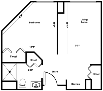 Floorplan of Carriage Court of Kenwood, Assisted Living, Cincinnati, OH 2