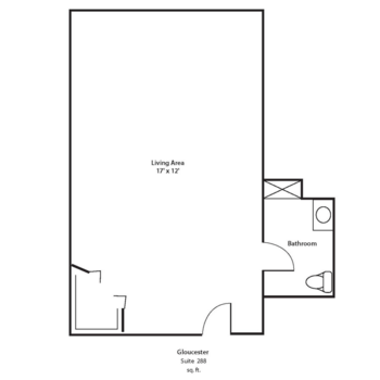 Floorplan of Commonwealth Senior Living at Gloucester House, Assisted Living, Memory Care, Gloucester, VA 2